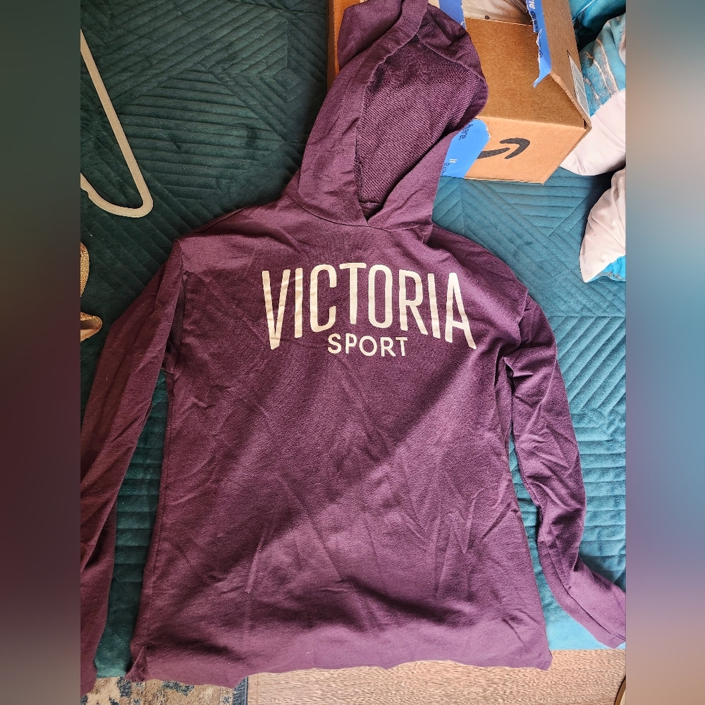 Victoria's Secret Purple Hoodie Sweater